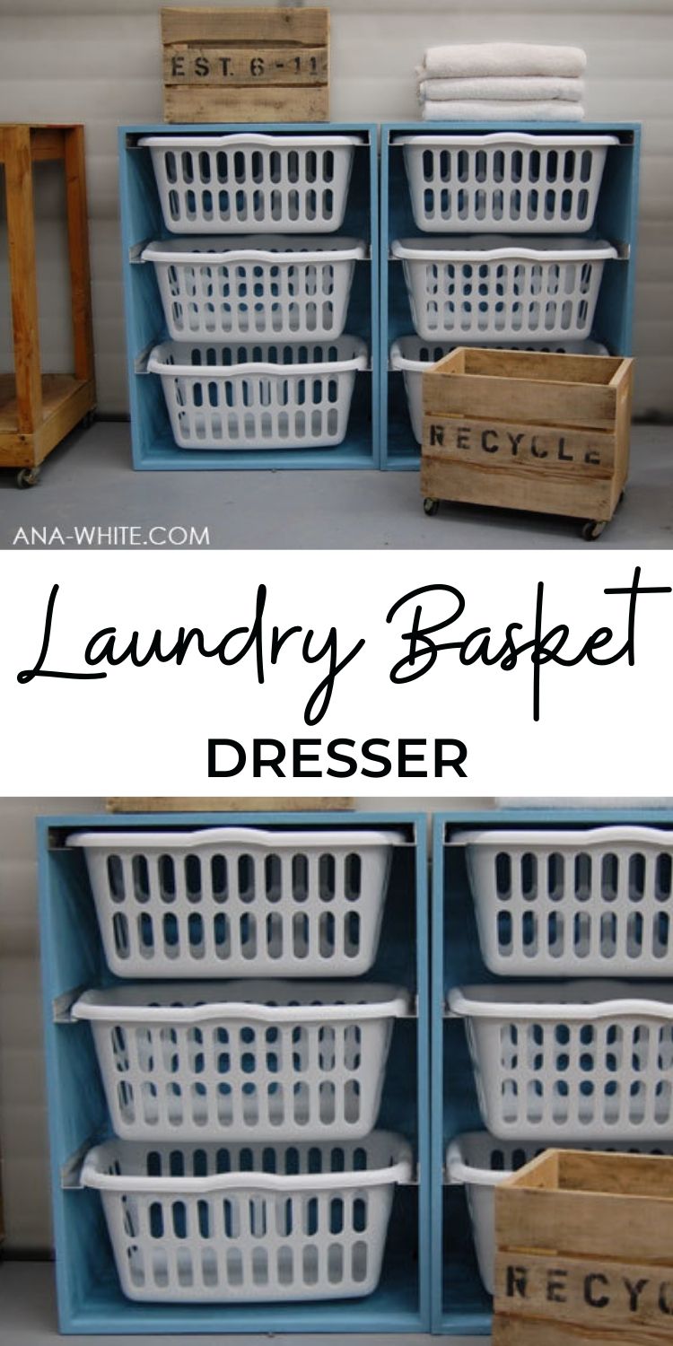 Laundry basket outlet dresser